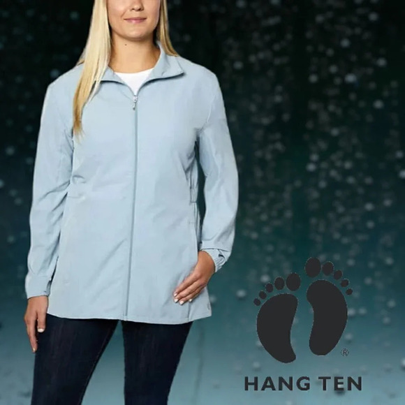 Hang Ten | Water Repellant Hybrid Jacket | Blue | NWT - Picture 1 of 6